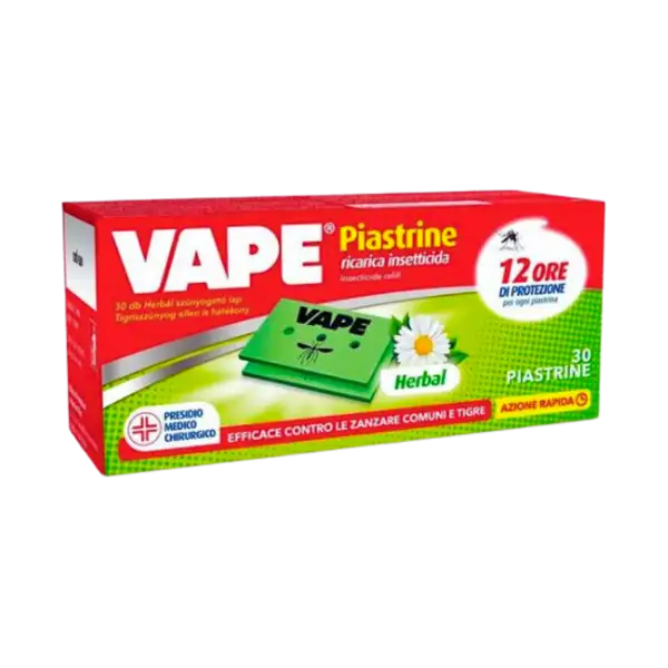Vape Herbál Szúnyogirtó lap 30 lap  termékhez kapcsolódó kép