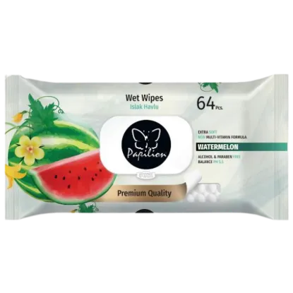 Papilion Watermelon nedves törlőkendő  64 db termékhez kapcsolódó kép