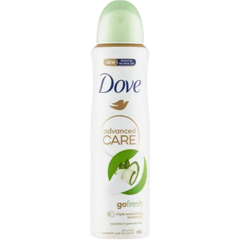 Dove Go Fresh uborka és zöld tea izzadásgátló aeroszol 150 ml termékhez kapcsolódó kép