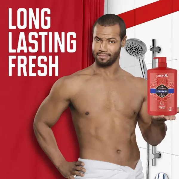 Old Spice Captain Tusfürdő És Sampon Férfiaknak 1000 ml, 3az1-ben, Hosszan Tartó Frissesség termékhez kapcsolódó kép