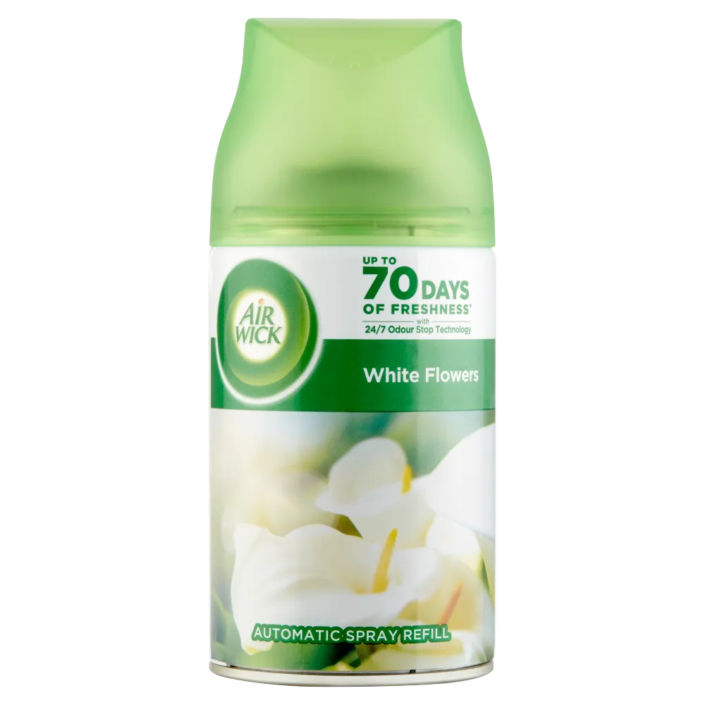 Air Wick Freshmatic Fehér virágok automata légfrissítő spray utántöltő 250 ml
