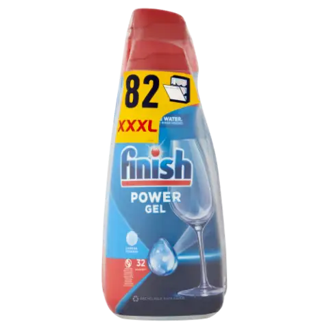 Finish Power Gel All in 1 Max Shine & Protect gépi mosogatógél 82 mosás 650 ml + 1000 ml termékhez kapcsolódó kép