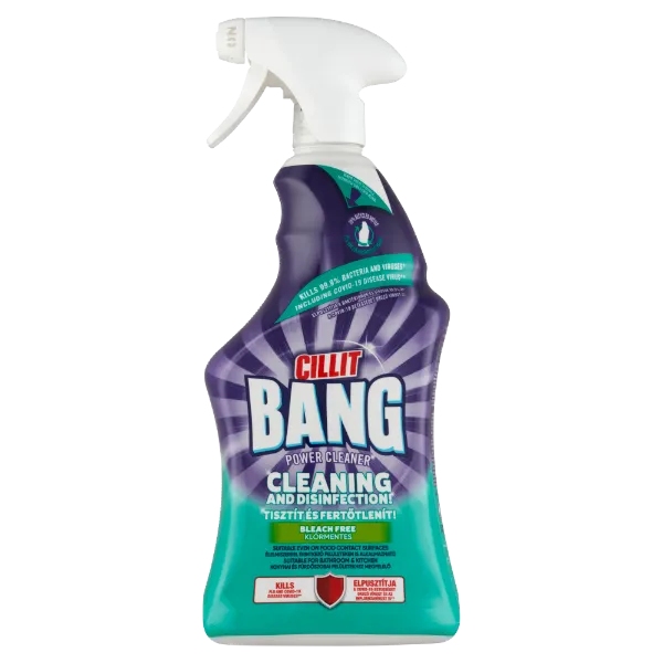 Cillit Bang Power Cleaner tisztító és klórmentes fertőtlenítő spray 750 ml termékhez kapcsolódó kép