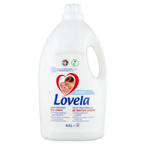 Lovela Baby folyékony mosószer színes ruhákhoz 50 mosás 4,5 l termékhez kapcsolódó kép