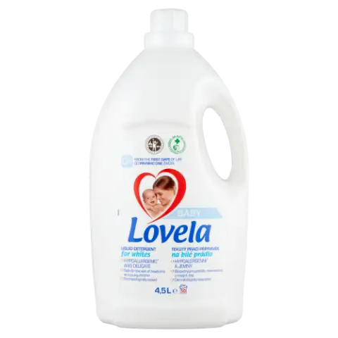 Lovela Baby folyékony mosószer fehér ruhákhoz 50 mosás 4,5 l termékhez kapcsolódó kép