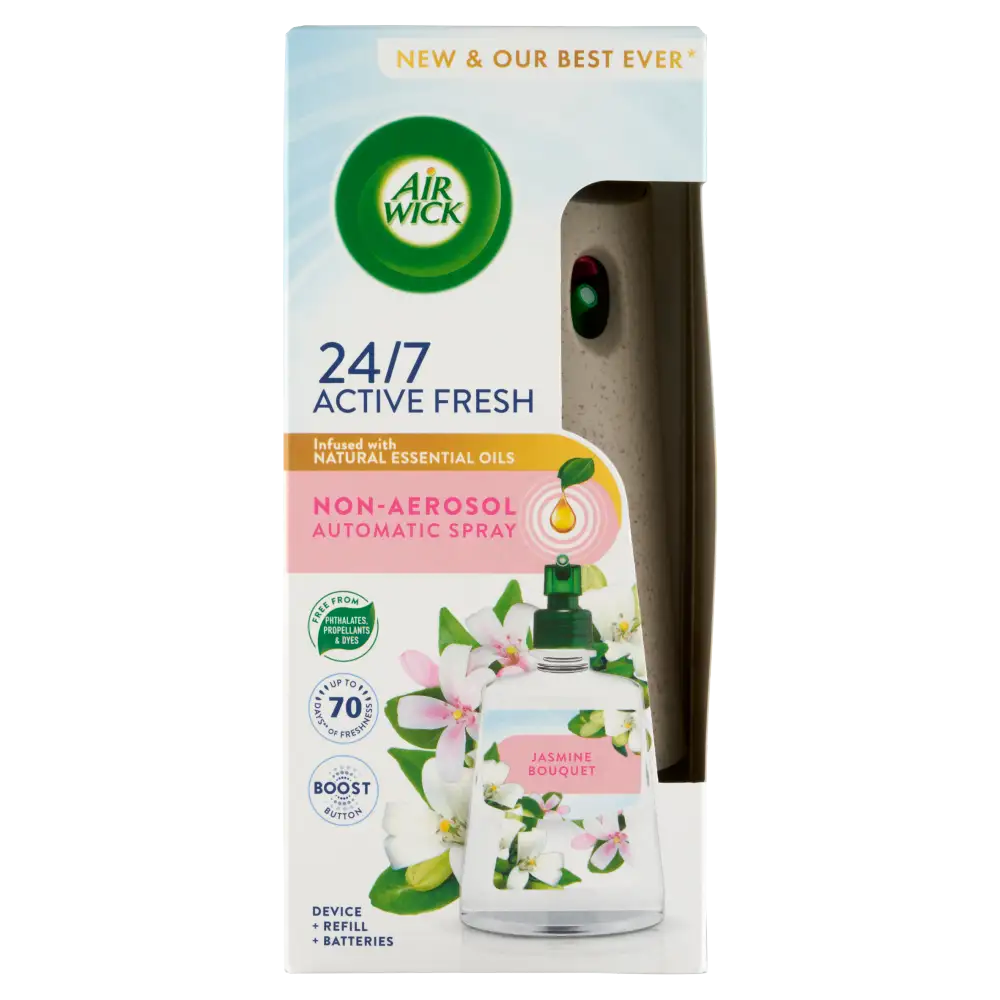 Air Wick Active Fresh Jázmin Csokor készülék és utántöltő 228 ml