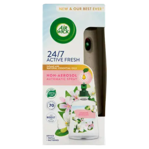 Air Wick Active Fresh Jázmin Csokor készülék és utántöltő 228 ml termékhez kapcsolódó kép