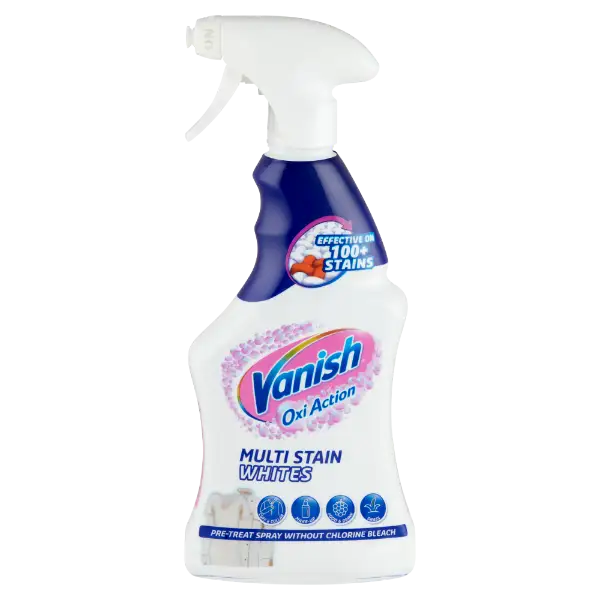 Vanish Oxi Action folteltávolító és fehérítő előkezelő spray 500 ml termékhez kapcsolódó kép