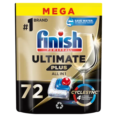 Finish Powerball Ultimate Plus All in 1 Regular mosogatógép kapszula 72 db 878,4 g termékhez kapcsolódó kép