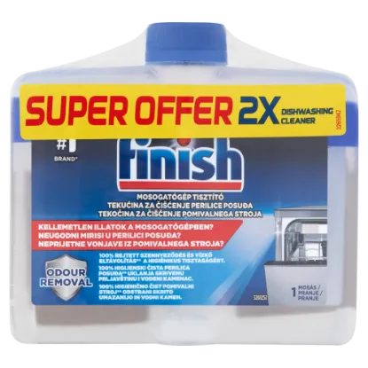 Finish mosogatógép tisztító 2 x 250 ml termékhez kapcsolódó kép