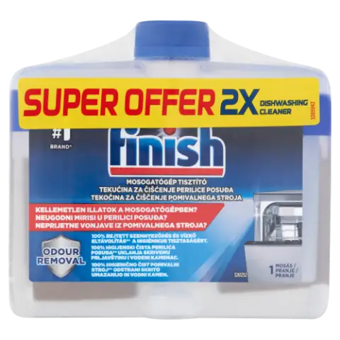 Finish mosogatógép tisztító 2 x 250 ml termékhez kapcsolódó kép