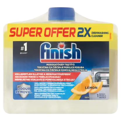 Finish mosogatógép tisztító citrom illattal 2x250 ml  termékhez kapcsolódó kép