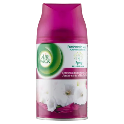 Air Wick Freshmatic Max Bársonyos szatén és éji liliom automata légfrissítő spray utántöltő 250 ml termékhez kapcsolódó kép