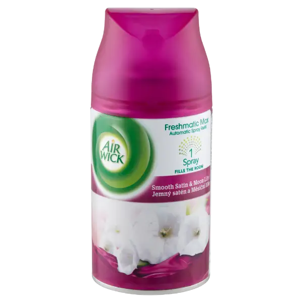 Air Wick Freshmatic Max Bársonyos szatén és éji liliom automata légfrissítő spray utántöltő 250 ml termékhez kapcsolódó kép