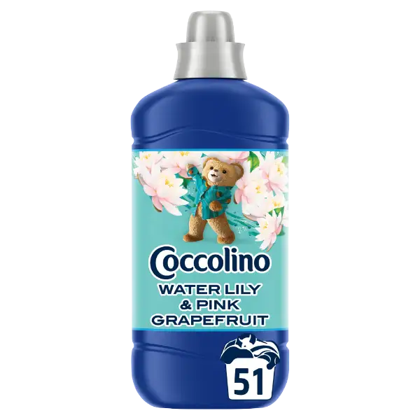 Coccolino Perfume & Care Water Lily & Pink Grapefruit öblítőkoncentrátum 51 mosás 1275 ml termékhez kapcsolódó kép