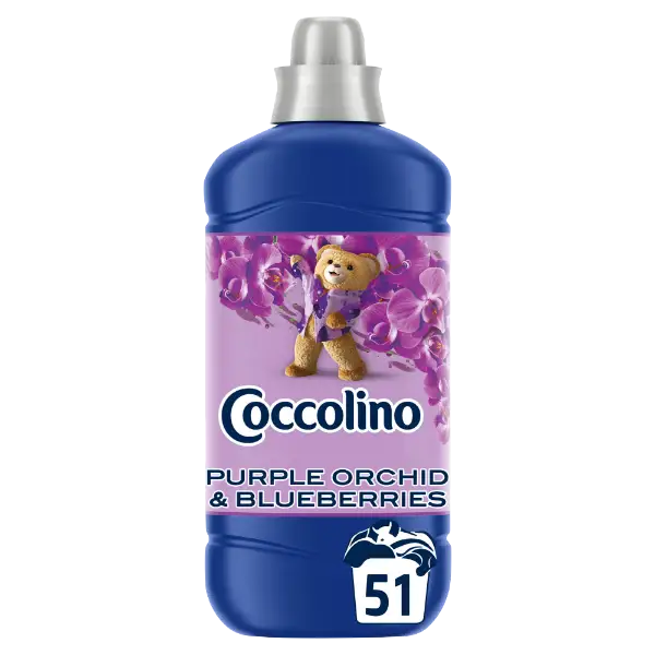 Coccolino Perfume & Care Purple Orchid & Blueberries öblítőkoncentrátum 51 mosás 1275 ml termékhez kapcsolódó kép