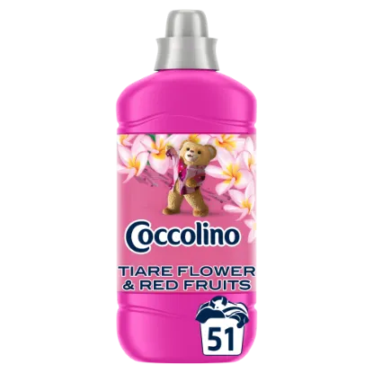 Coccolino Perfume & Care Tiare Flower & Red Fruits öblítőkoncentrátum 51 mosás 1275 ml termékhez kapcsolódó kép