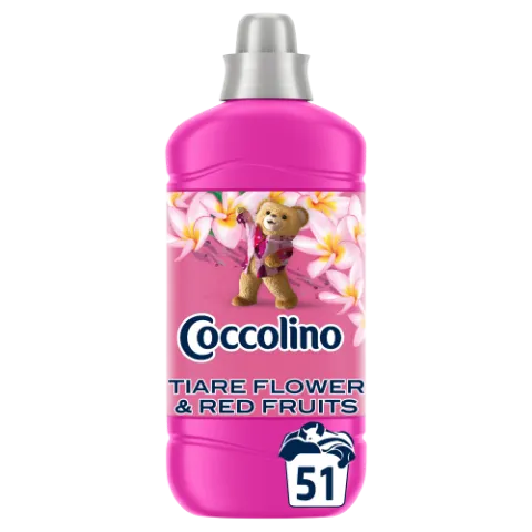 Coccolino Perfume & Care Tiare Flower & Red Fruits öblítőkoncentrátum 51 mosás 1275 ml termékhez kapcsolódó kép