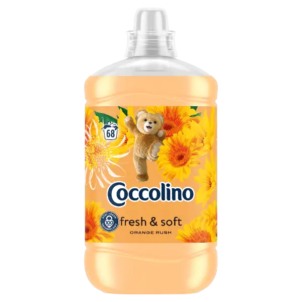 Coccolino Fresh & Soft Orange Rush öblítőkoncentrátum 68 mosás 1700 ml termékhez kapcsolódó kép