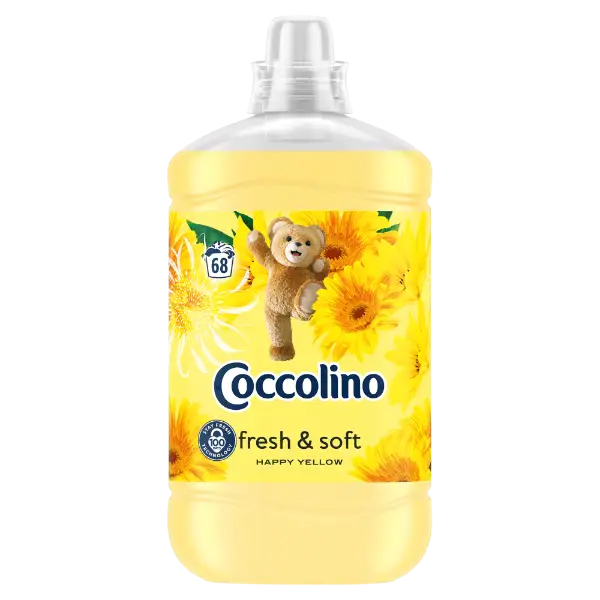 Coccolino Fresh & Soft Happy Yellow öblítőkoncentrátum 68 mosás 1700 ml termékhez kapcsolódó kép
