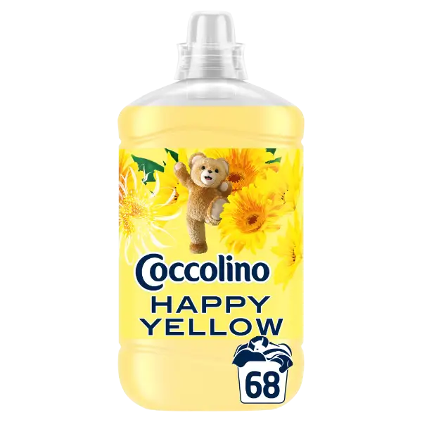 Coccolino Fresh & Soft Happy Yellow öblítőkoncentrátum 68 mosás 1700 ml termékhez kapcsolódó kép
