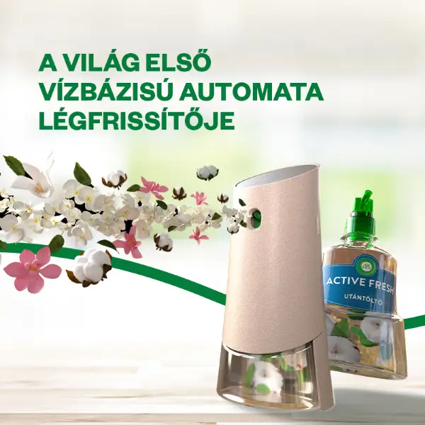 Air Wick Active Fresh Friss Pamut utántöltő 228 ml termékhez kapcsolódó kép
