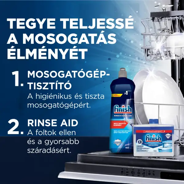 Finish mosogatógép tisztító 250 ml termékhez kapcsolódó kép