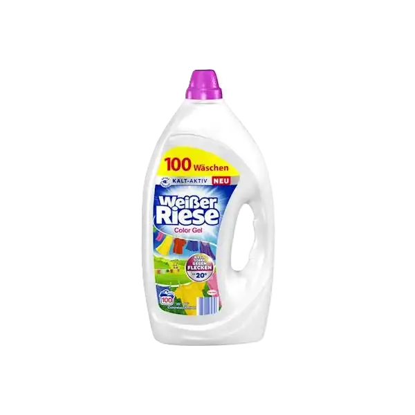 Weisser Riese folyékony mosószer 100 mosás 4,5 liter Color Gel termékhez kapcsolódó kép
