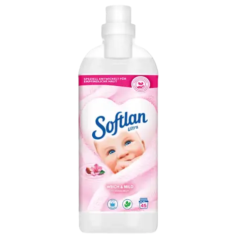 Softlan öblítő 45 mosás 1 Liter Ultra Weich&Mild Sensitive termékhez kapcsolódó kép