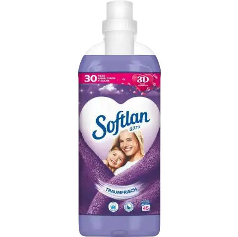 Softlan öblítő 45 mosás 1 Liter Ultra Traumfrisch termékhez kapcsolódó kép