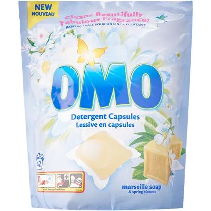 Omo folyékony kapszula 42 mosás 42 db Marseille Soap termékhez kapcsolódó kép