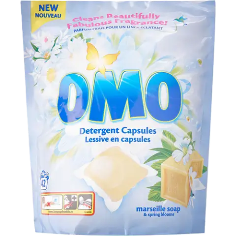 Omo folyékony kapszula 42 mosás 42 db Marseille Soap termékhez kapcsolódó kép