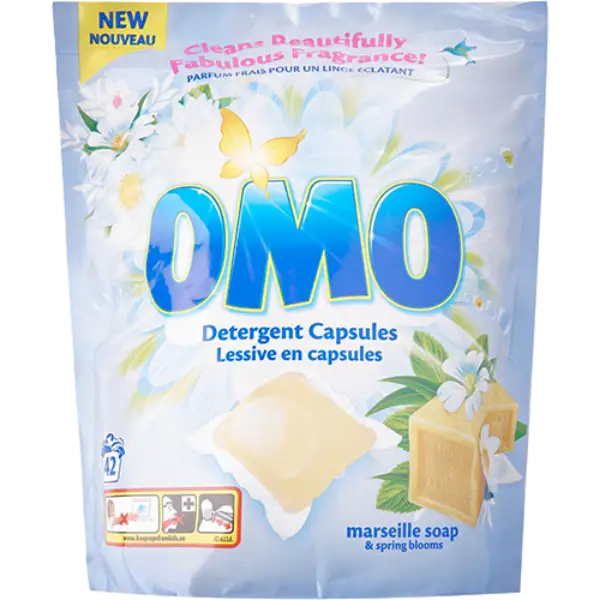 Omo folyékony kapszula 42 mosás 42 db Marseille Soap termékhez kapcsolódó kép