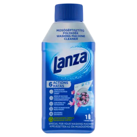 Lanza mosógéptisztító folyadék 250 ml termékhez kapcsolódó kép