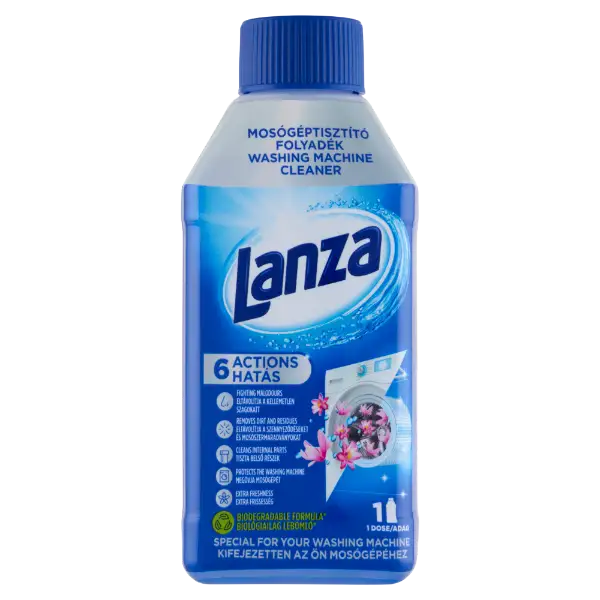 Lanza mosógéptisztító folyadék 250 ml termékhez kapcsolódó kép