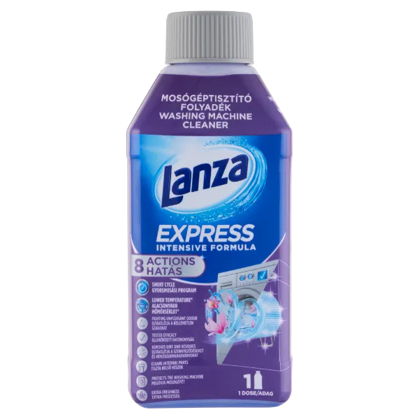 Lanza Express mosógéptisztító folyadék 250 ml termékhez kapcsolódó kép