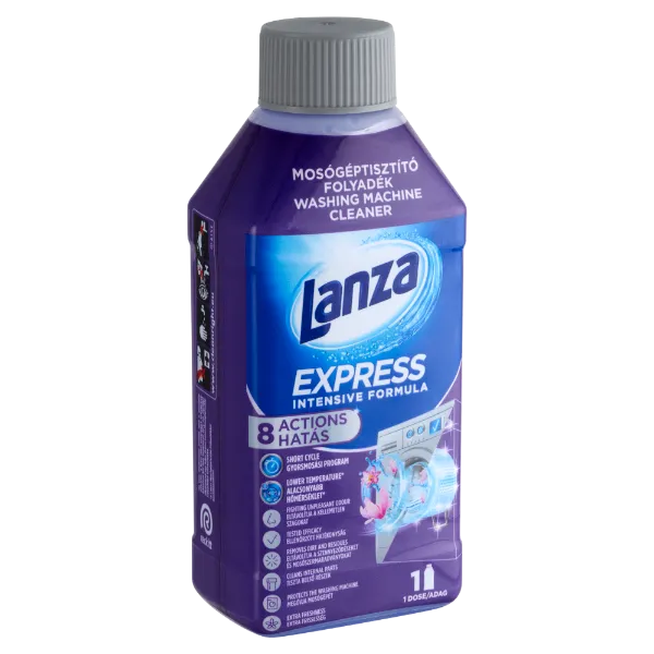 Lanza Express mosógéptisztító folyadék 250 ml termékhez kapcsolódó kép
