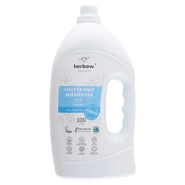 Herbow Fairy White friss illat folyékony mosószer fehér ruhákhoz 100 mosás 3000 ml termékhez kapcsolódó kép