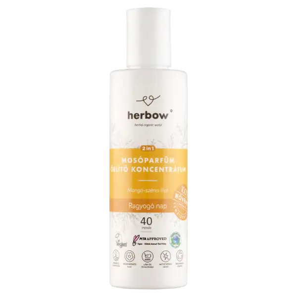 Herbow 2in1 mangó-széna illat mosóparfüm öblítő koncentrátum 40 mosás 200 ml termékhez kapcsolódó kép
