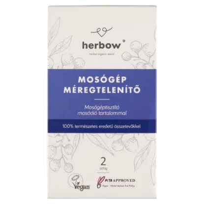 Herbow mosógép méregtelenítő 2 x 100 g termékhez kapcsolódó kép