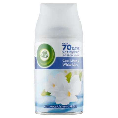 Air Wick Freshmatic Friss Ruha & Fehér Liliom automata légfrissítő spray utántöltő 250 ml termékhez kapcsolódó kép