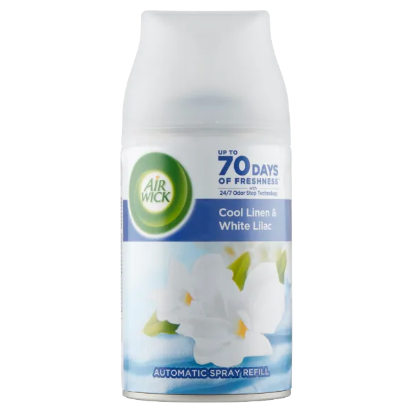 Air Wick Freshmatic Friss Ruha & Fehér Liliom automata légfrissítő spray utántöltő 250 ml termékhez kapcsolódó kép