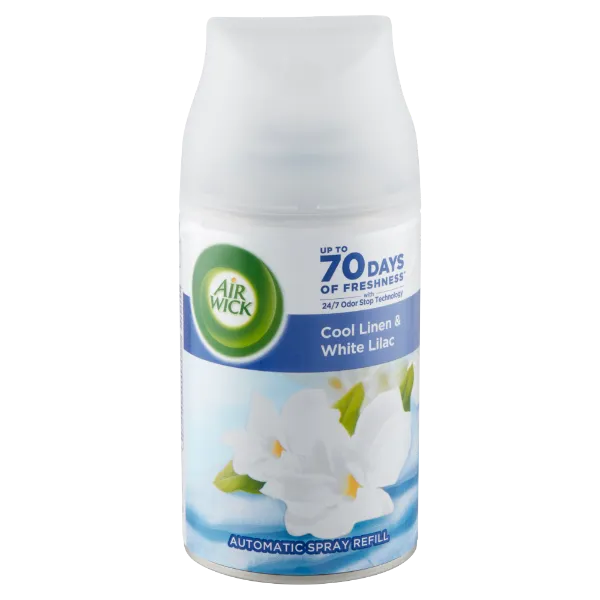 Air Wick Freshmatic Friss Ruha & Fehér Liliom automata légfrissítő spray utántöltő 250 ml termékhez kapcsolódó kép