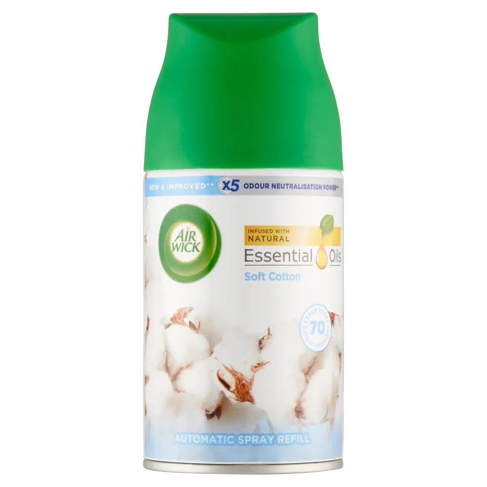 Air Wick Freshmatic Friss Pamut automata légfrissítő spray utántöltő 250 ml