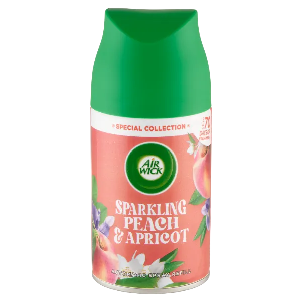 Air Wick Freshmatic Automata légfrissítő spray utántöltő, Pezsgő Őszibarack és Sárgabarack, 250ml termékhez kapcsolódó kép