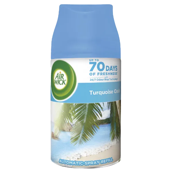 Air Wick Freshmatic Türkiz Oázis automata légfrissítő spray utántöltő 250 ml termékhez kapcsolódó kép