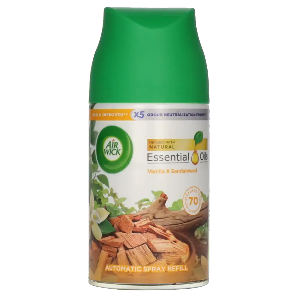 Air Wick Freshmatic Automata légfrissítő spray utántöltő, Vanília és Szantálfa, 250ml