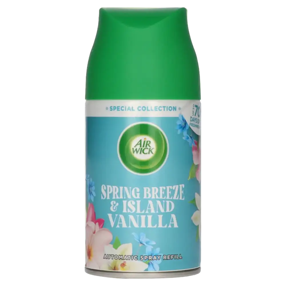 Air Wick Freshmatic Automata légfrissítő spray utántöltő, Tavaszi Szellő és Vanília, 250ml