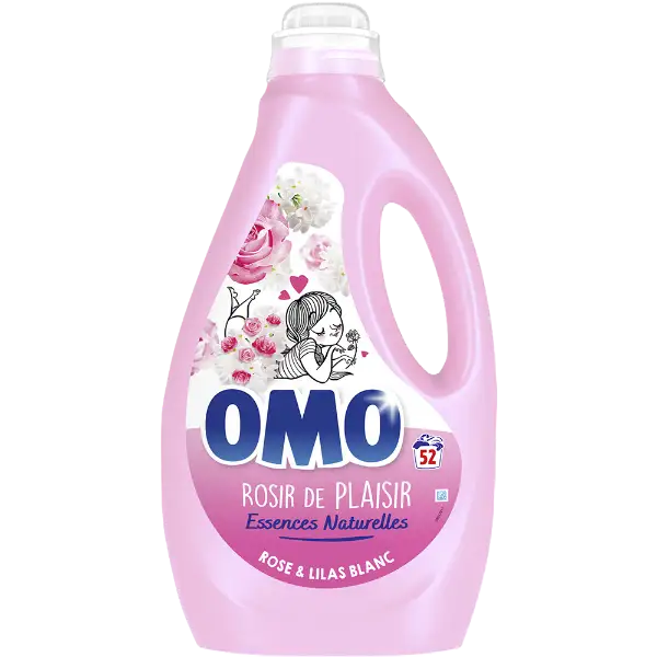 Omo folyékony mosószer 52 mosás2,6 liter Pink&White Lilac termékhez kapcsolódó kép