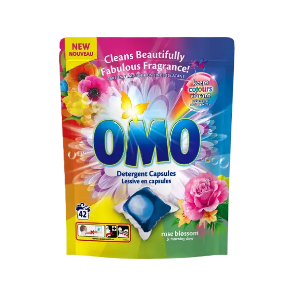 Omo folyékony kapszula 42 mosás 42 db Color Rose Blossom termékhez kapcsolódó kép